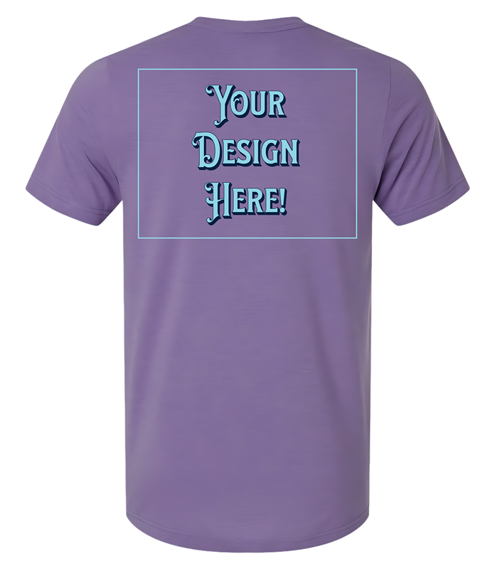 Custom T-Shirt - Right Pocket & Back Print Only
