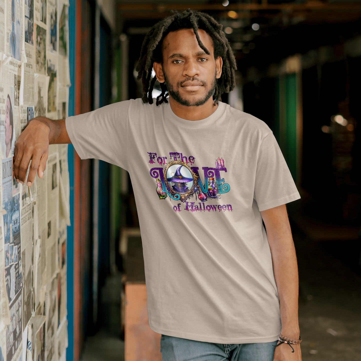 For The Love of Halloween Mirror T-Shirt