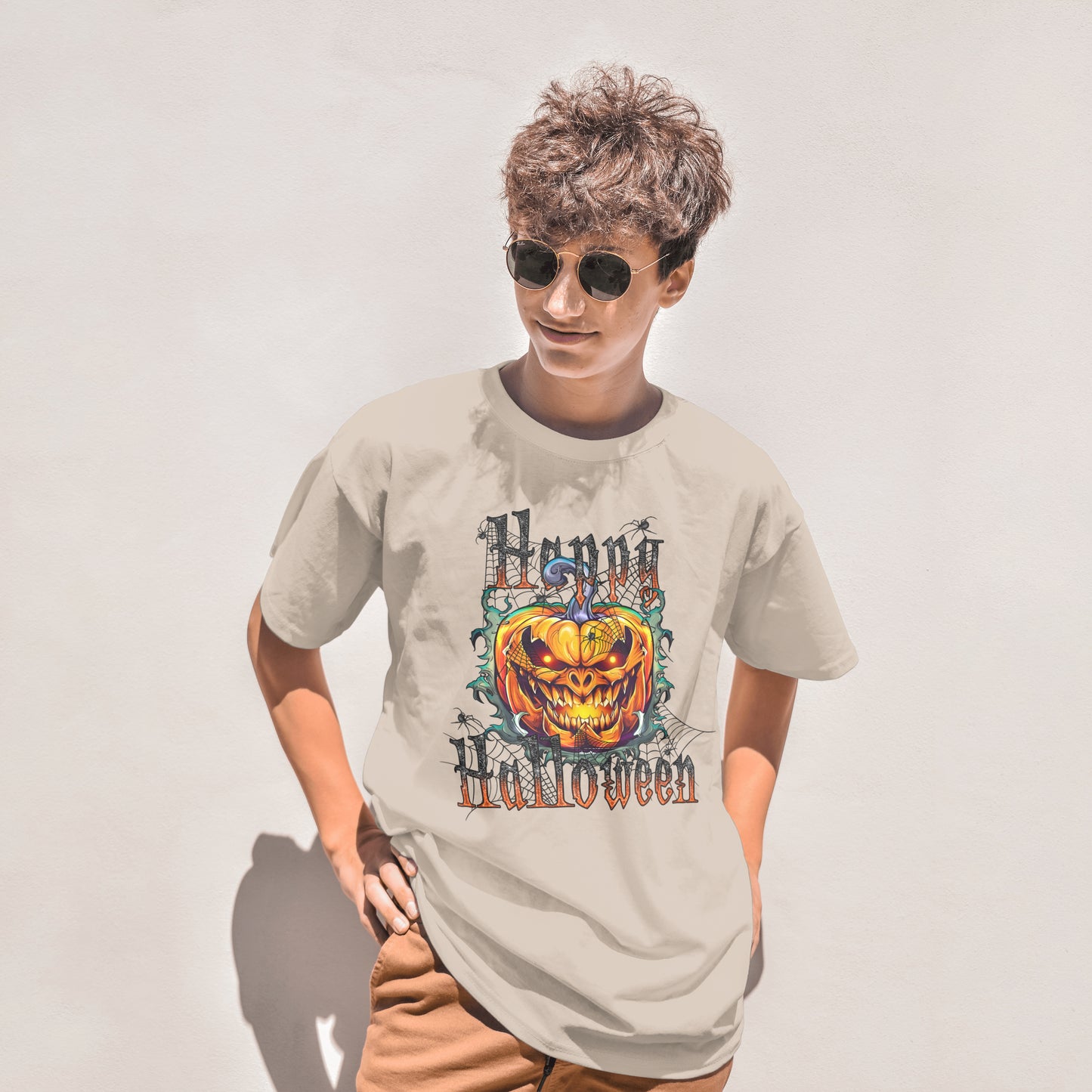 Happy Halloween Spooky Pumpkin T-Shirt