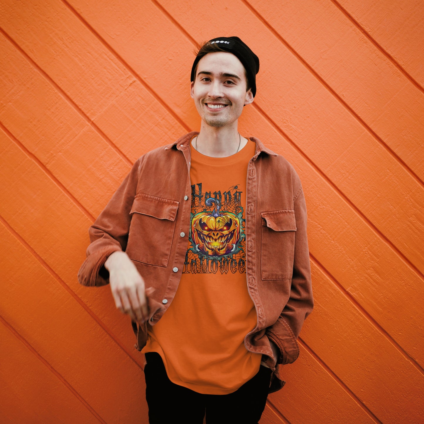 Happy Halloween Spooky Pumpkin T-Shirt