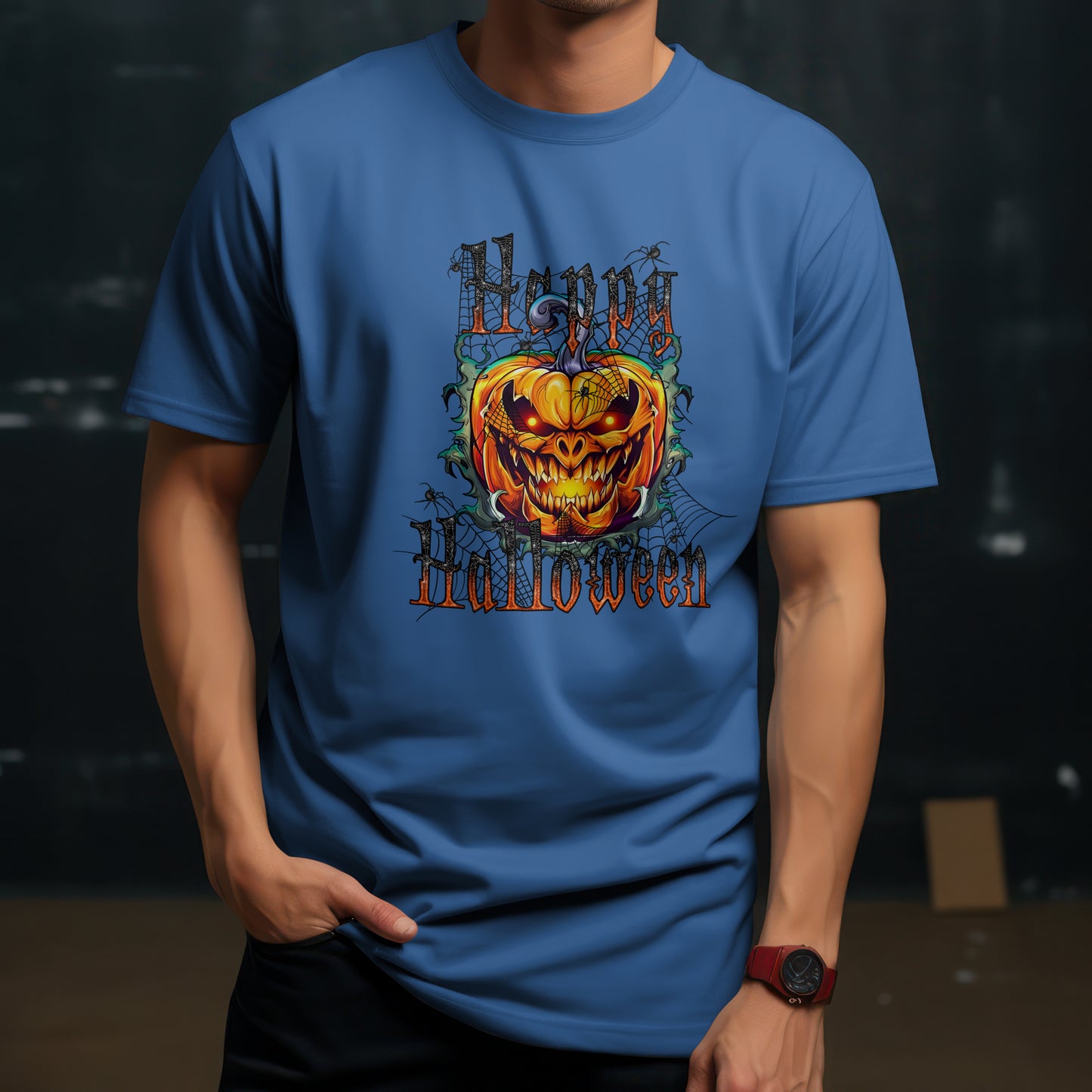 Happy Halloween Spooky Pumpkin T-Shirt