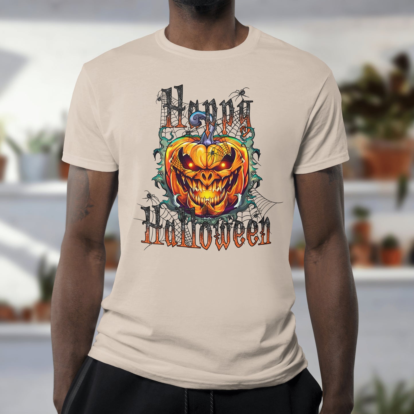 Happy Halloween Spooky Pumpkin T-Shirt