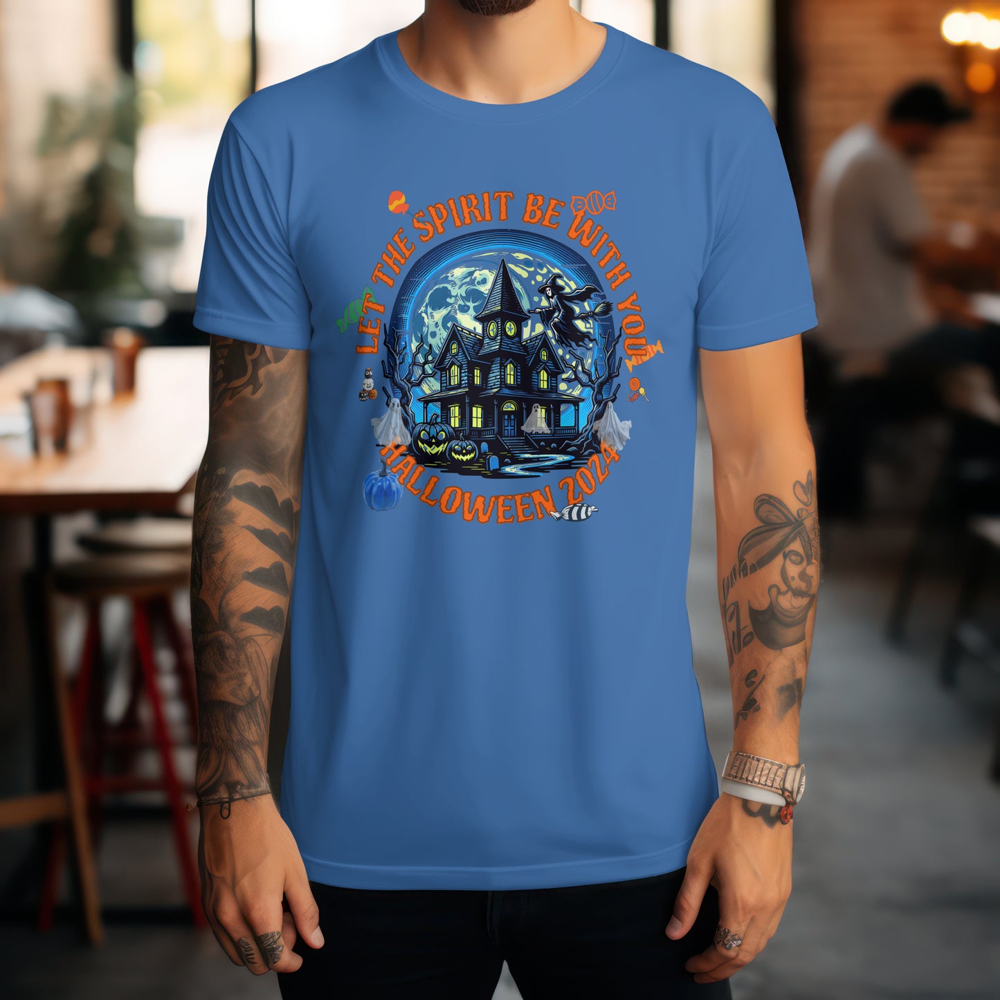 Let The Spirit Be With You Blue Moon T-Shirt