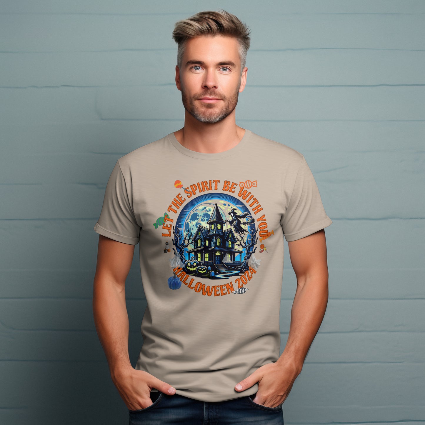 Let The Spirit Be With You Blue Moon T-Shirt