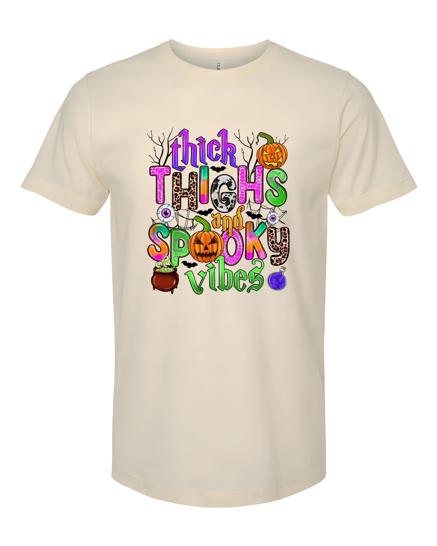 Thick Thighs & Spooky Vibes T-Shirt