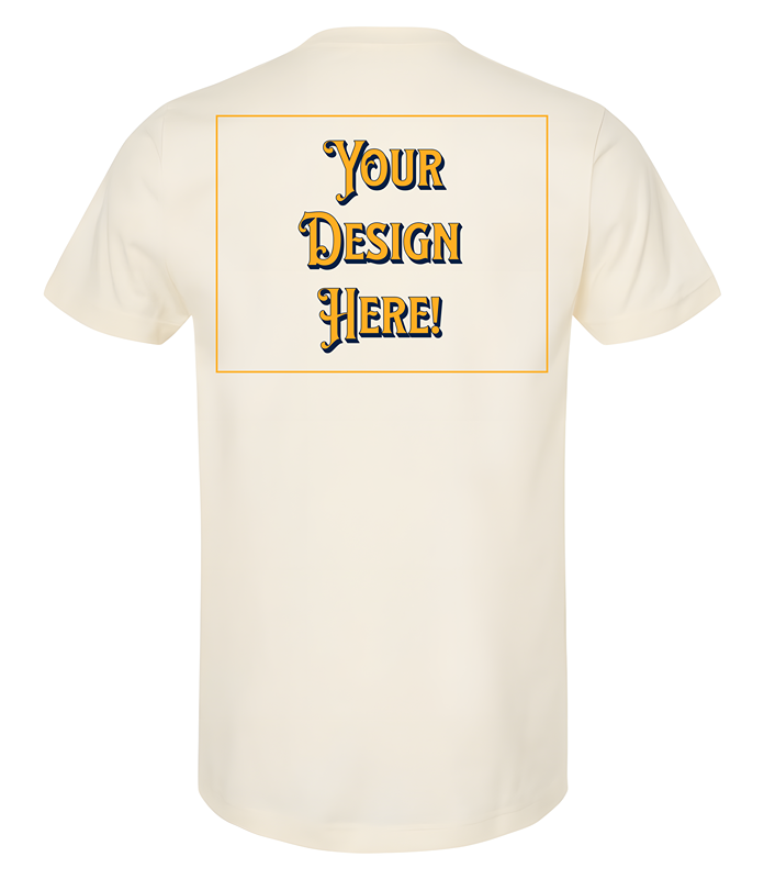 Custom T-Shirt - Front & Back Print Only