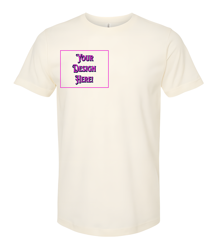 Custom T-Shirt - Right Pocket & Back Print Only