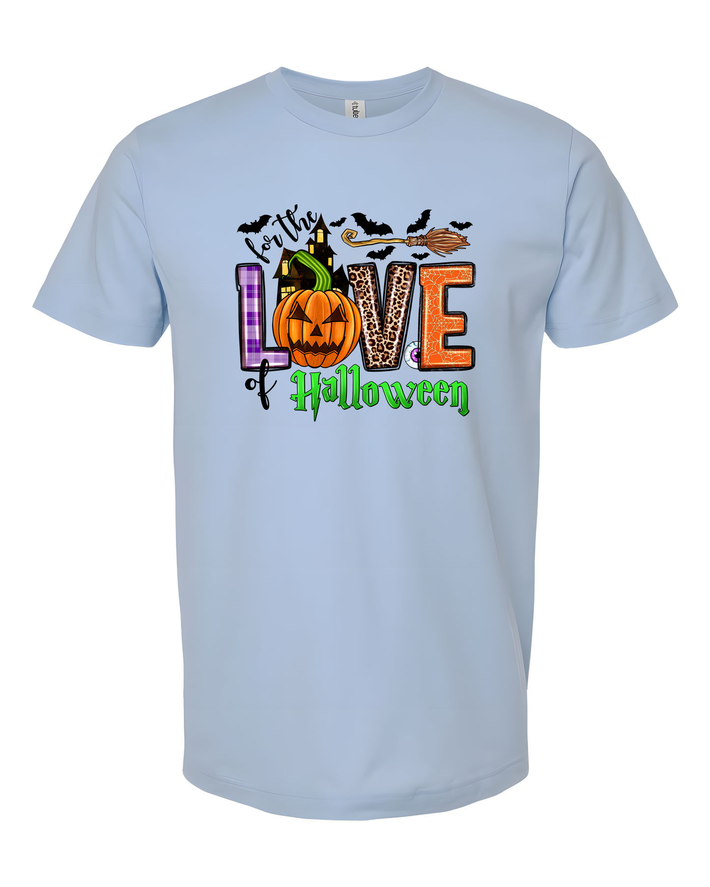 For The Love of Halloween Broom T-Shirt