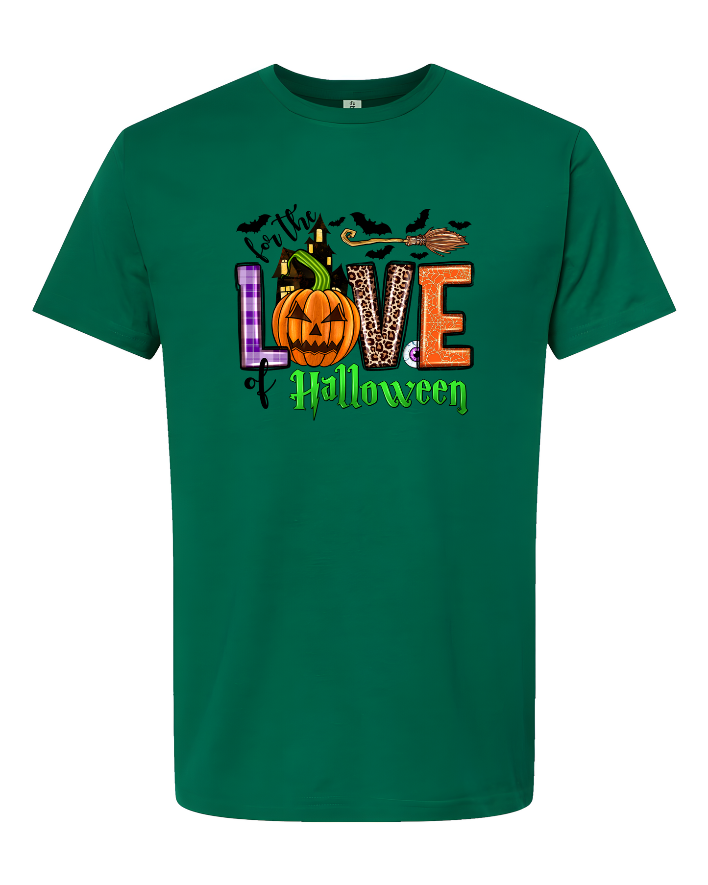 For The Love of Halloween Broom T-Shirt