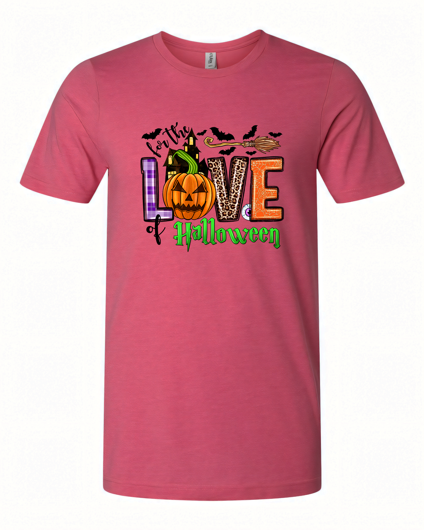 For The Love of Halloween Broom T-Shirt