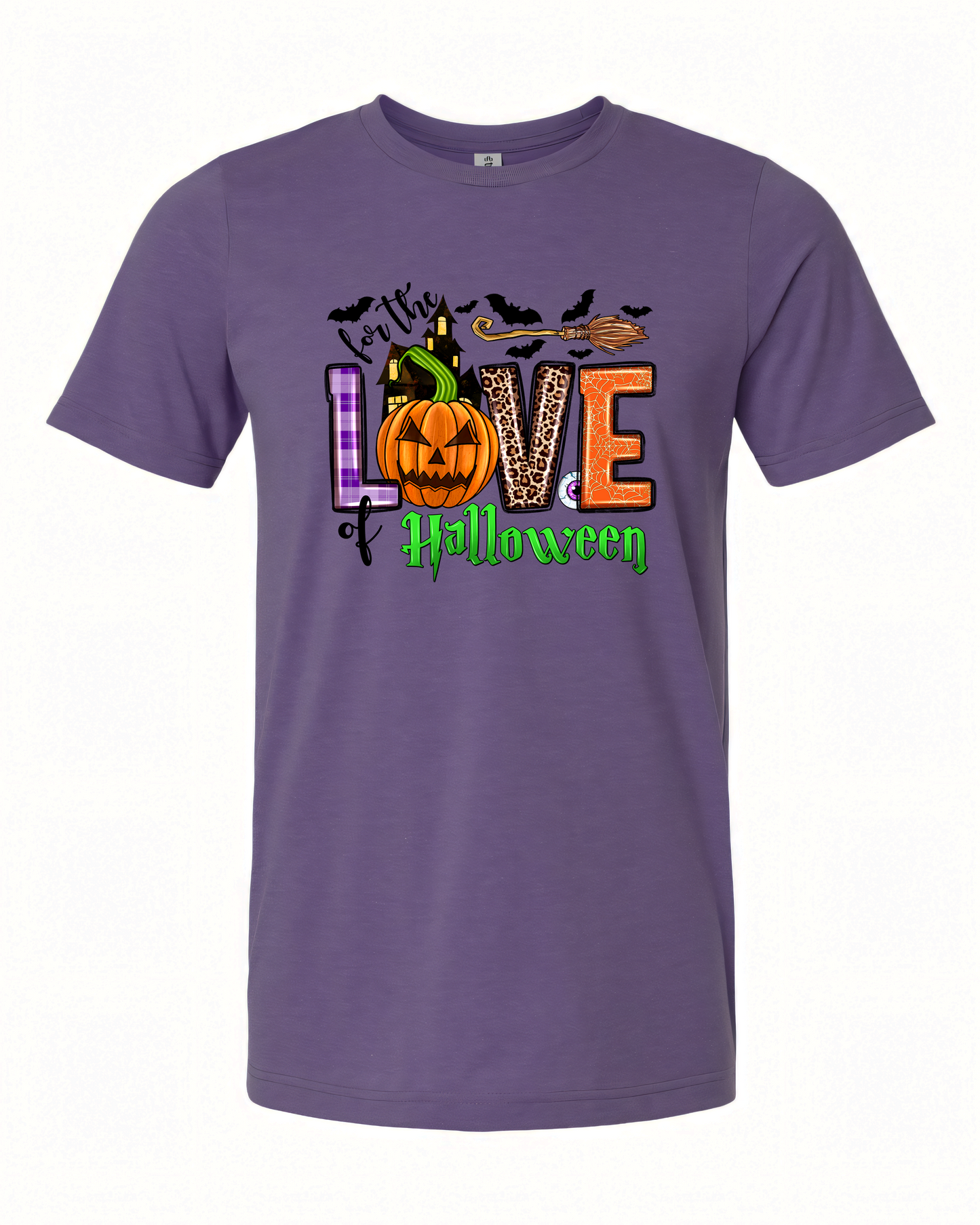 For The Love of Halloween Broom T-Shirt