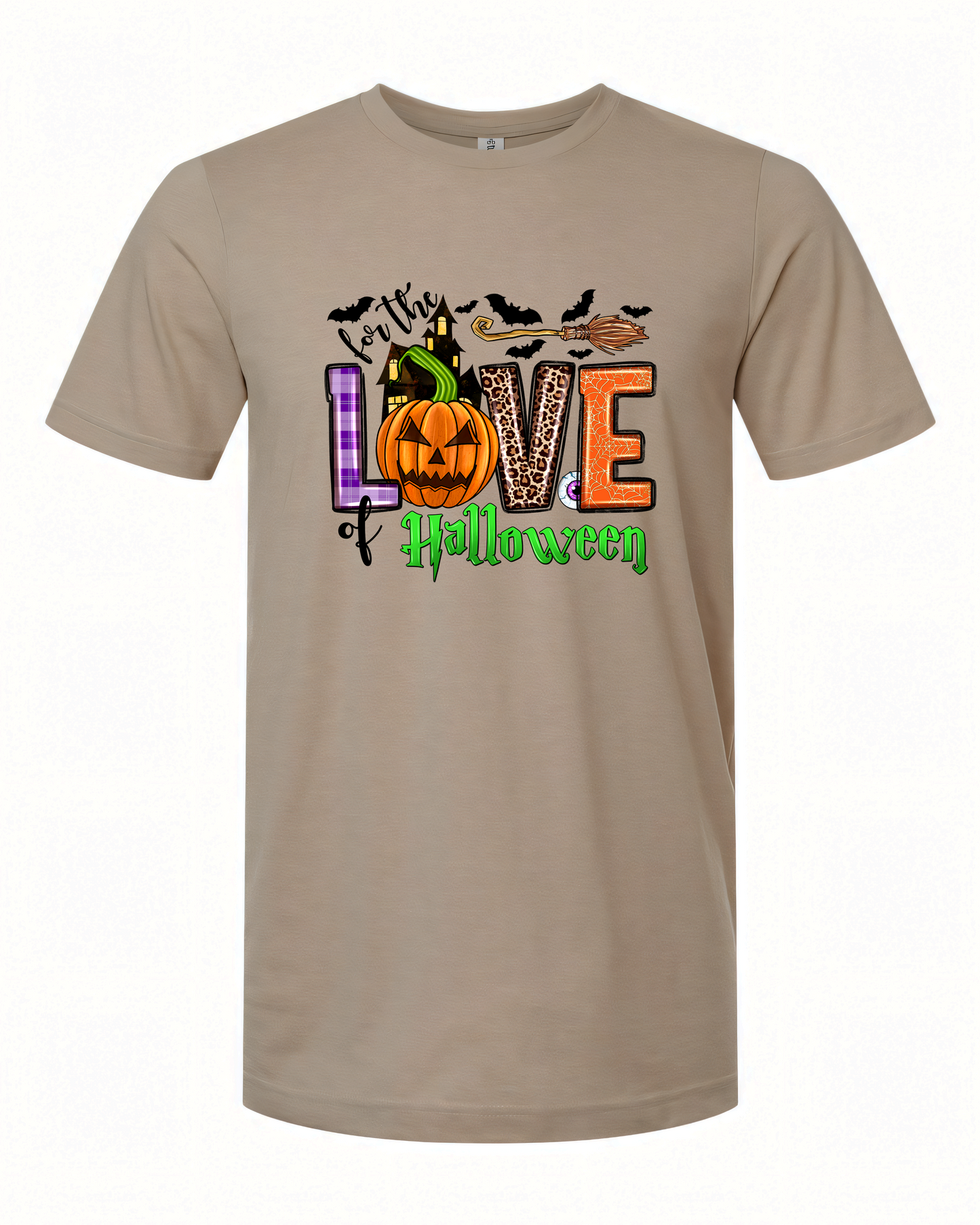 For The Love of Halloween Broom T-Shirt