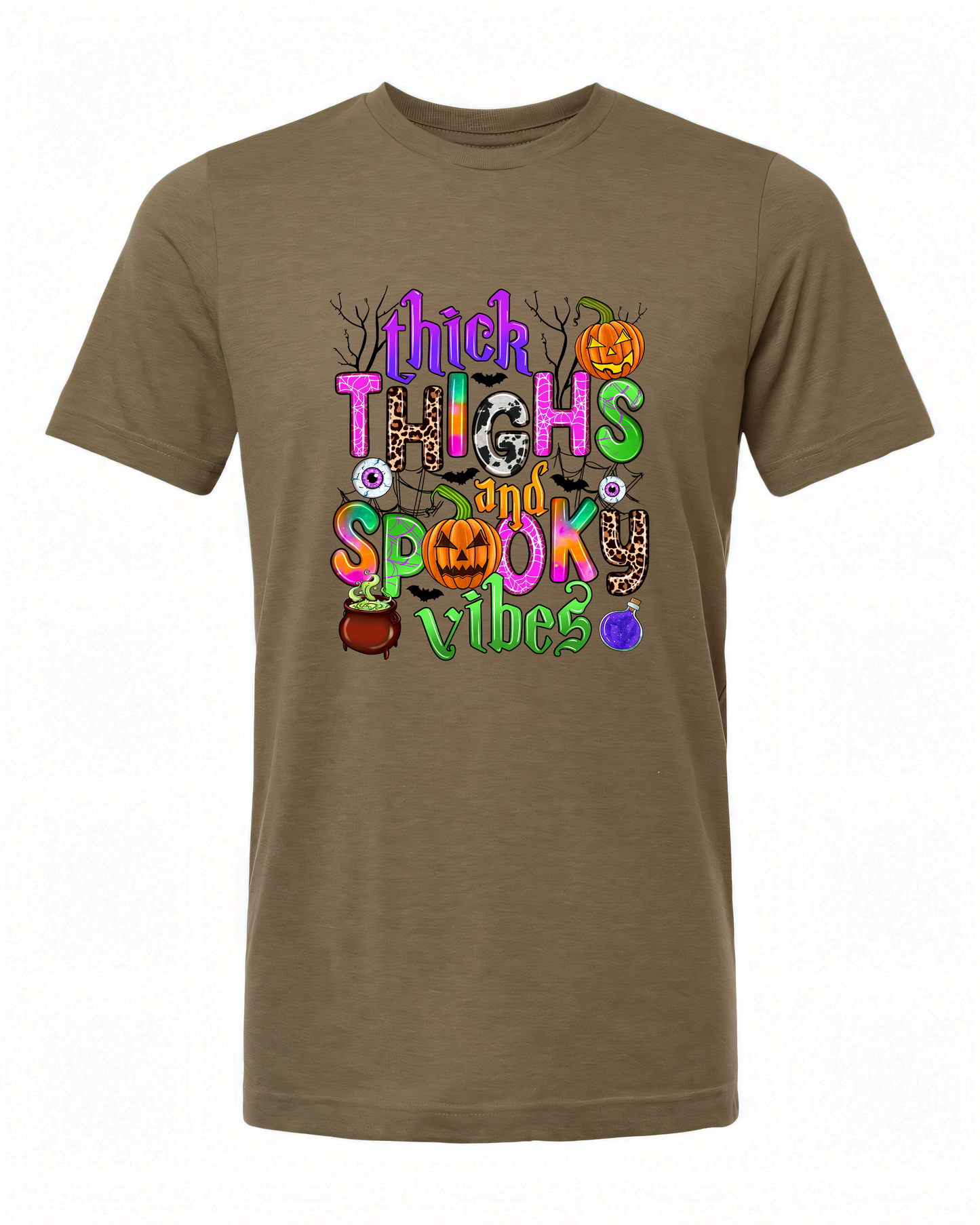 Thick Thighs & Spooky Vibes T-Shirt