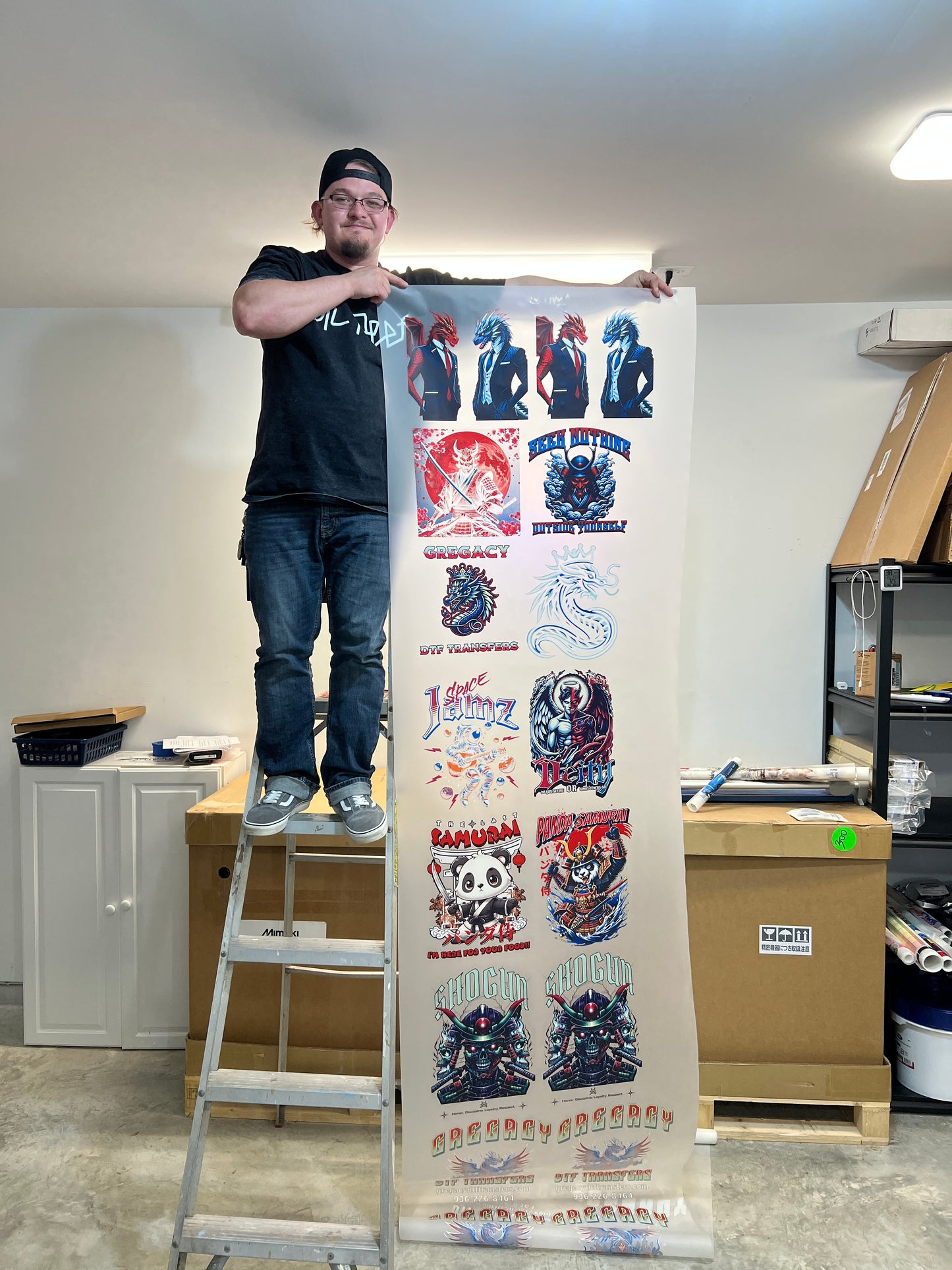 Halloween 30"X60" Pre-Made Gang Sheet