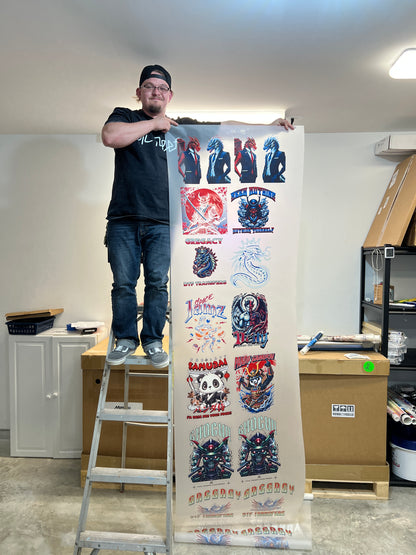 Halloween 30"X60" Pre-Made Gang Sheet