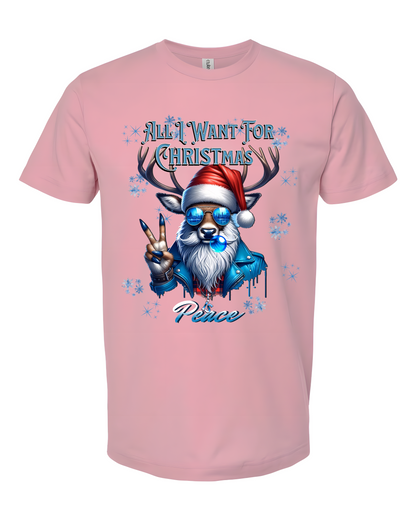 All I Want For Christmas Is Peace T-Shirt