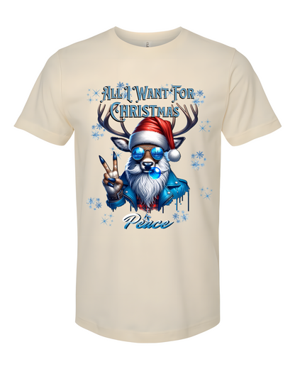 All I Want For Christmas Is Peace T-Shirt