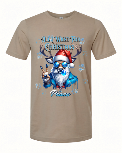 All I Want For Christmas Is Peace T-Shirt