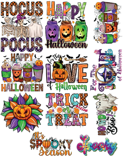Halloween 30"X36" Pre-Made Gang Sheet