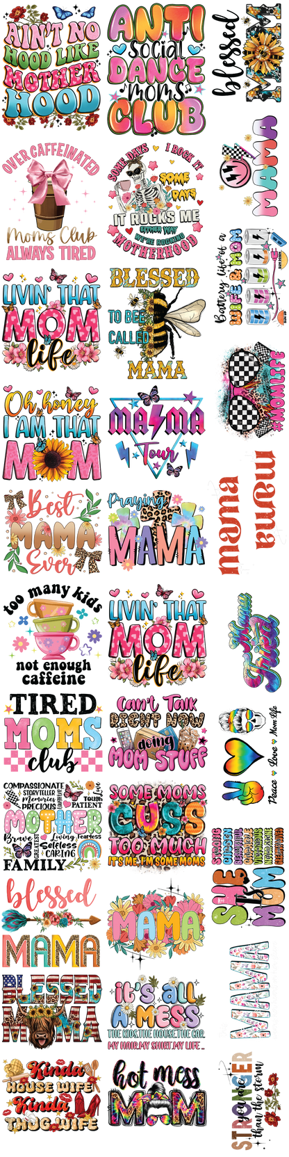 Mama 30"X120" Pre-Made Gang Sheet