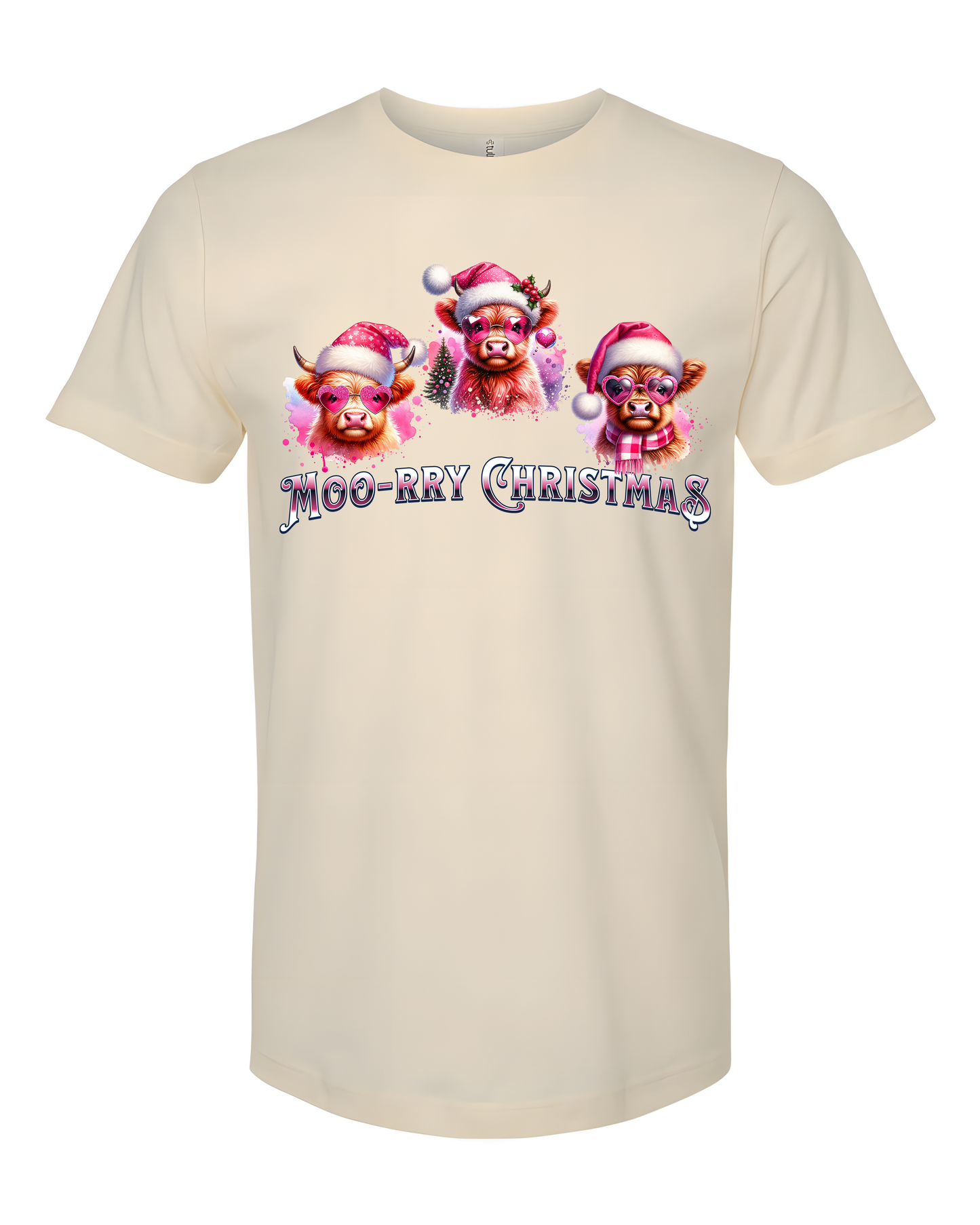 Moo-rry Christmas T-Shirt