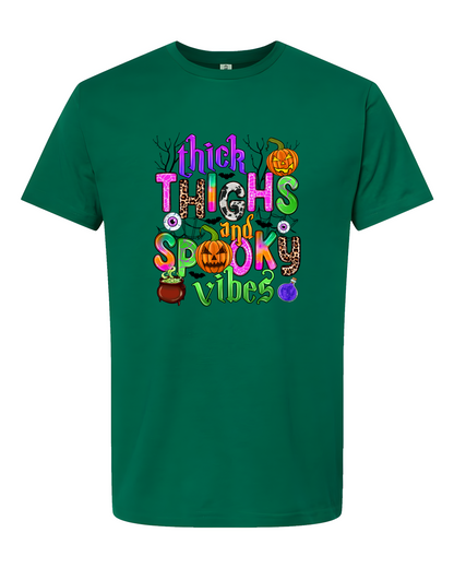 Thick Thighs & Spooky Vibes T-Shirt