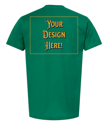 Custom T-Shirt - Front & Back Print Only