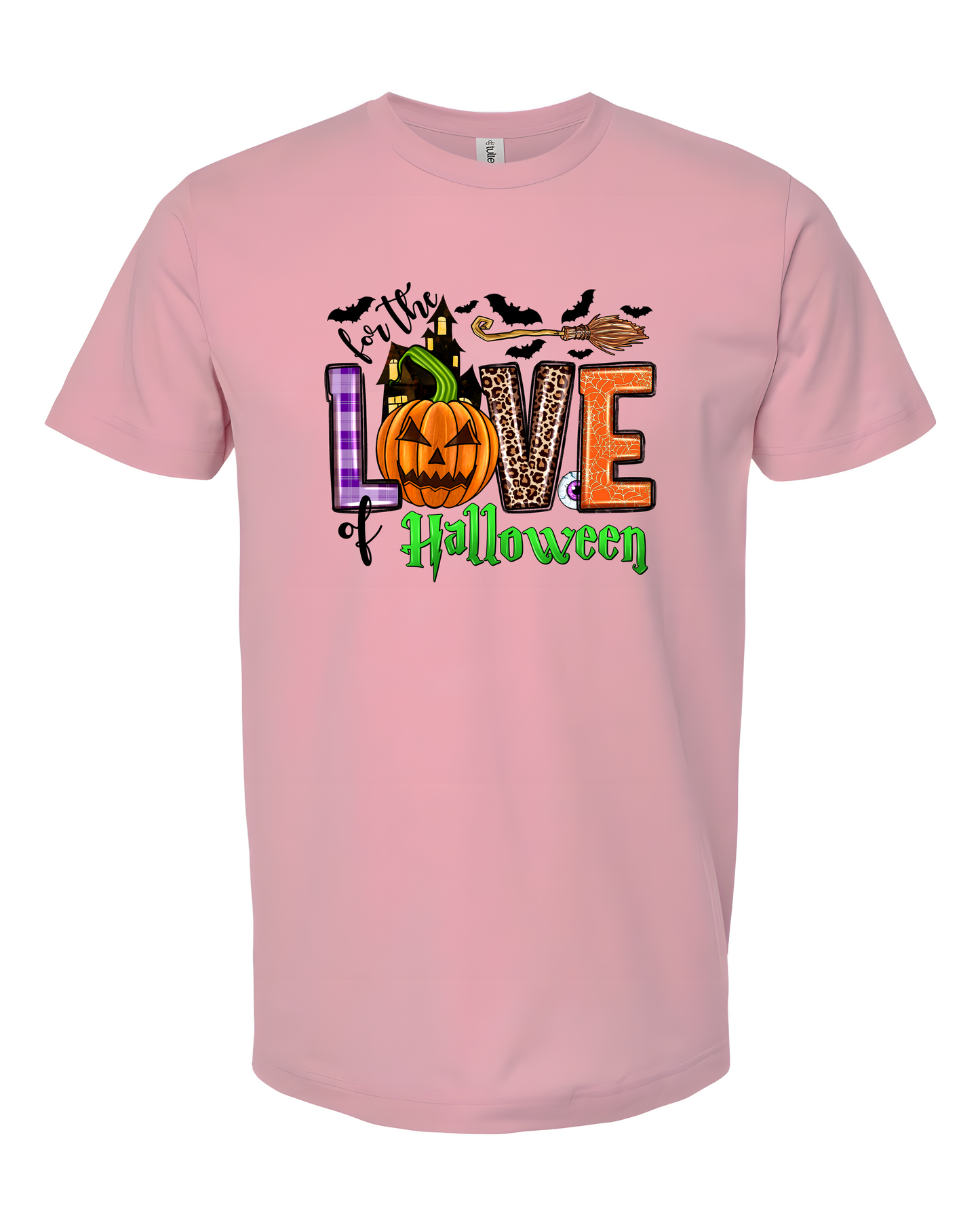 For The Love of Halloween Broom T-Shirt