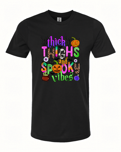 Thick Thighs & Spooky Vibes T-Shirt
