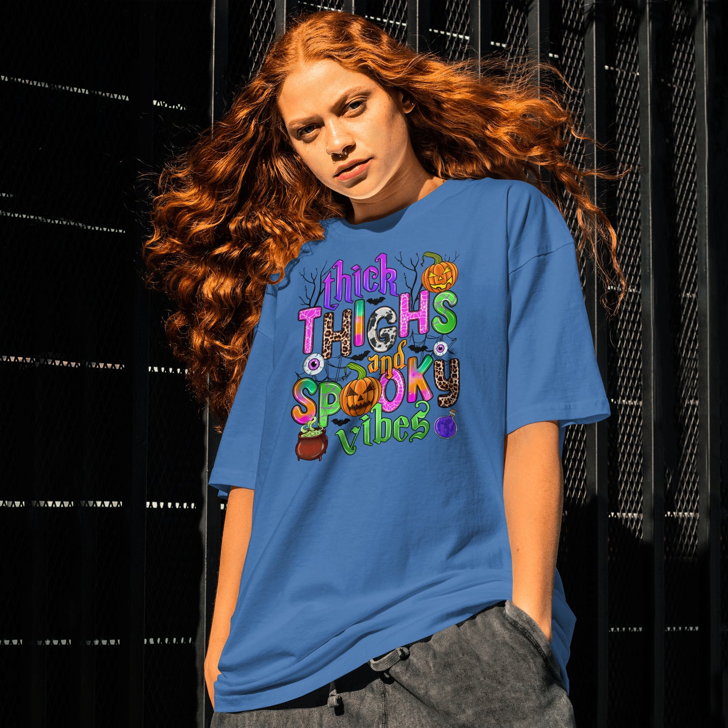 Thick Thighs & Spooky Vibes T-Shirt