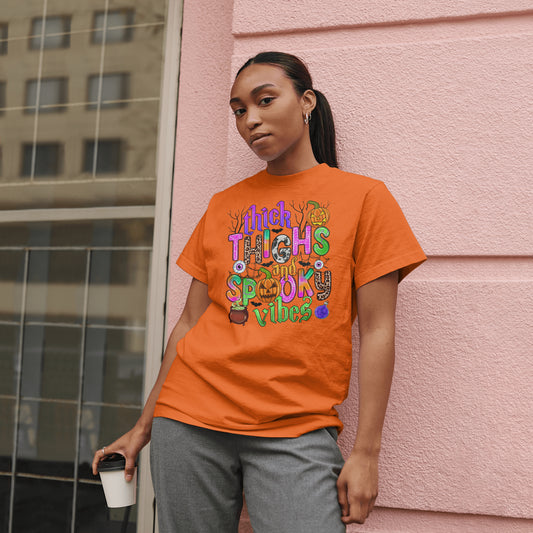 Thick Thighs & Spooky Vibes T-Shirt